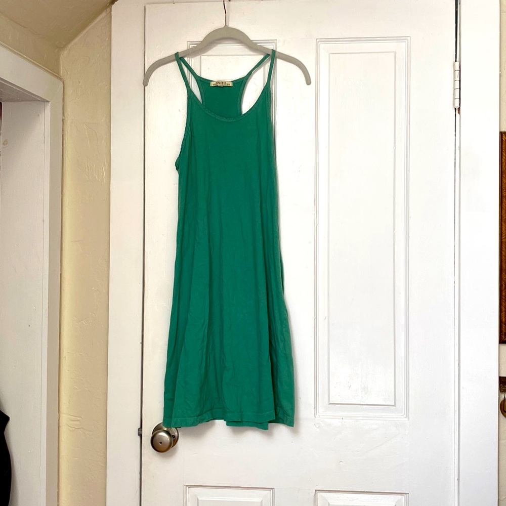 Prairie Underground Organic Cotton Green Dress